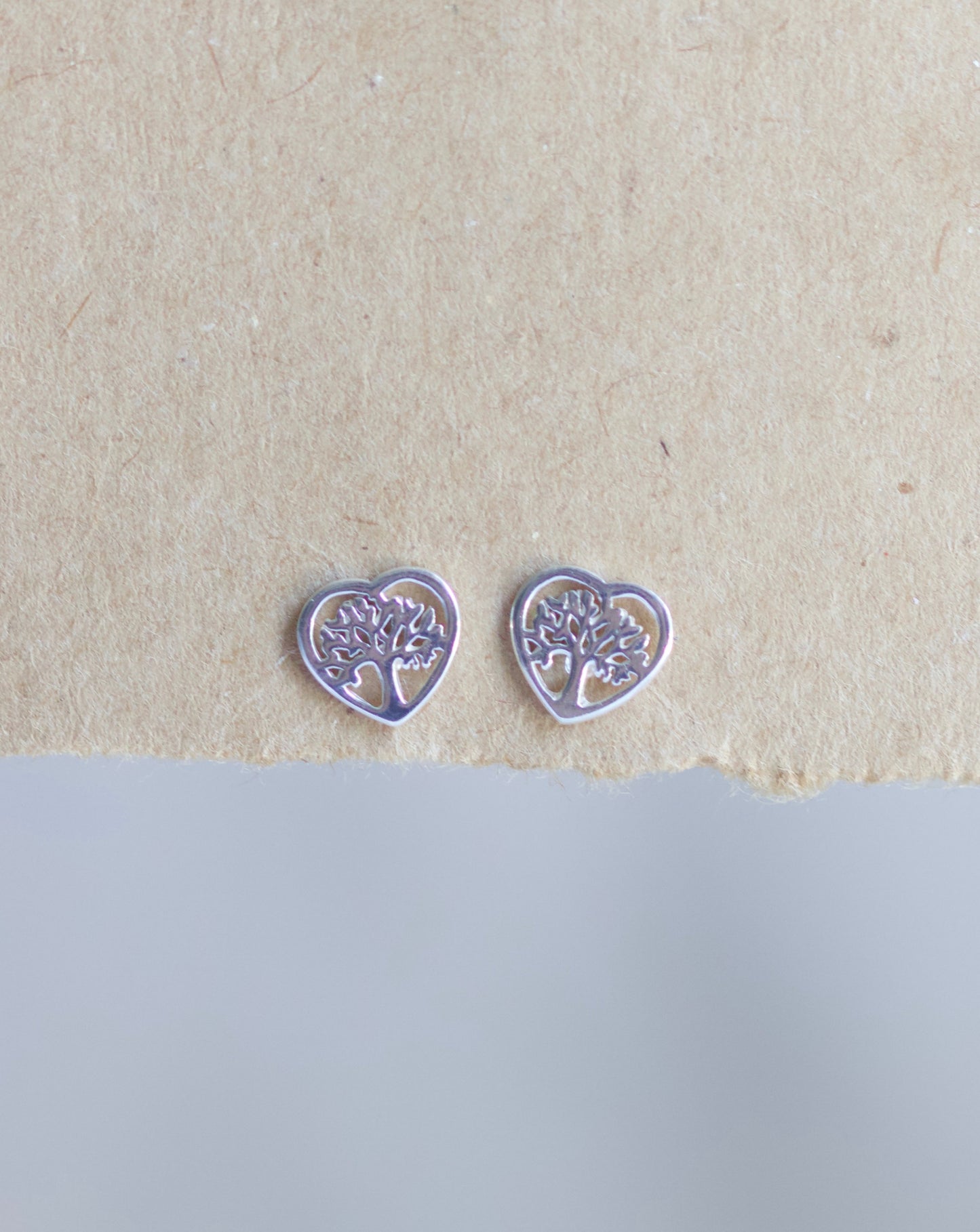 'Tree of Life' in a heart studs