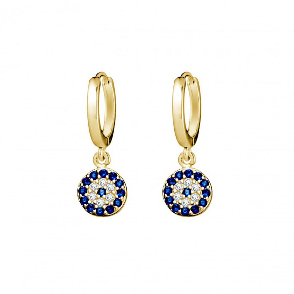 Emily sleeper with round evil eye charm