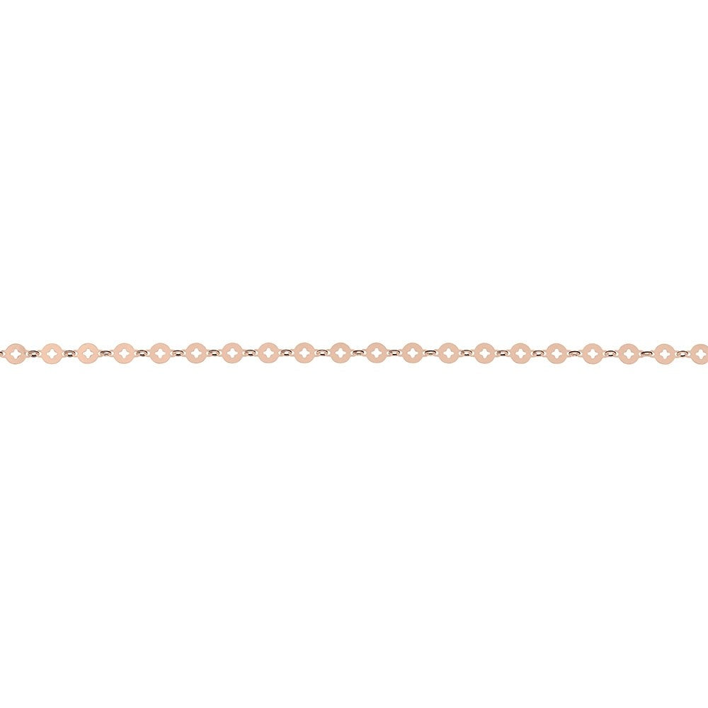Rose gold plated choker style necklace