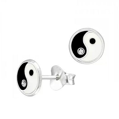 Yin and Yang studs