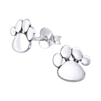 Paw print studs