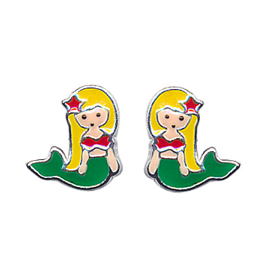 Mermaid studs