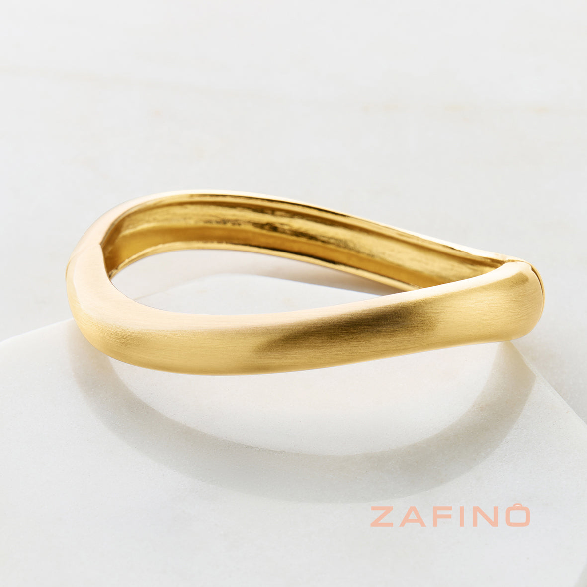 ZAFINO NARA BRUSHED BRACELET GOLD