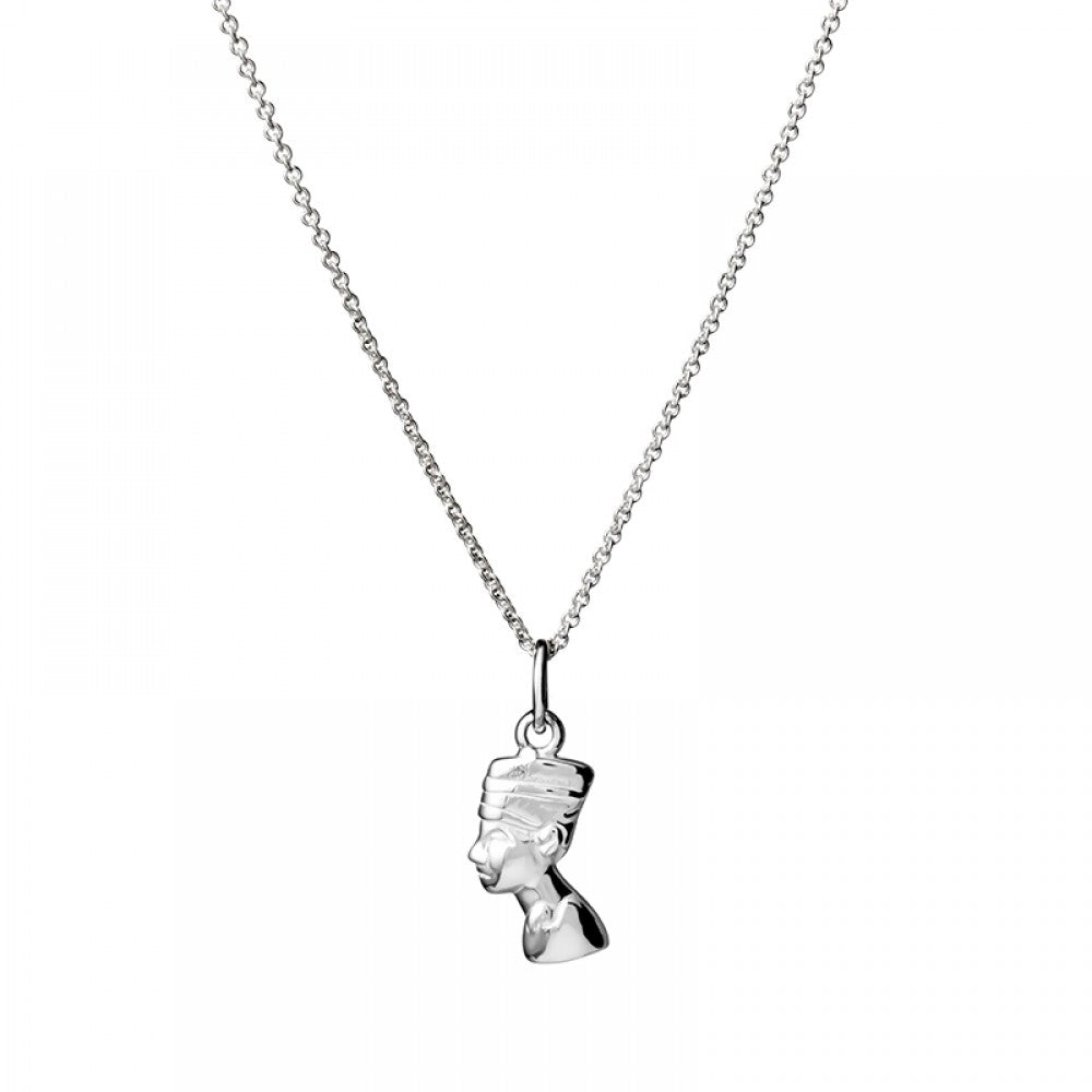 Queen Nefertiti pendant with necklace sterling silver