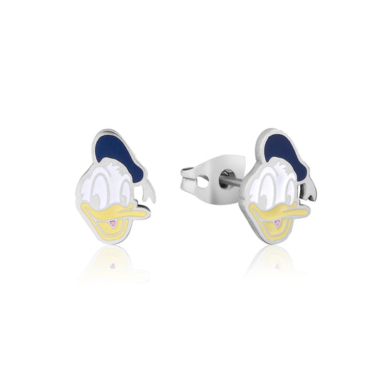 DONALD DUCK ENAMEL STUD EARRINGS